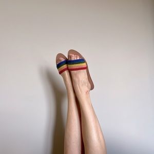 Loeffler Randall Rainbow Sandals Size 7. NEVER WORN.